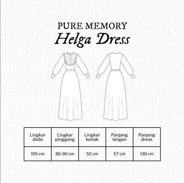 KAMAR MERONA X NADIA RISTIVANI - Helga Dress - Image 9