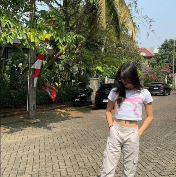 [Kamar Merona] -  Merona Ribbon Crop - Image 7