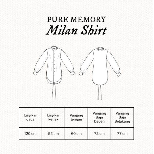 KAMAR MERONA X NADIA RISTIVANI -  Milan Wrap Shirt - Image 5
