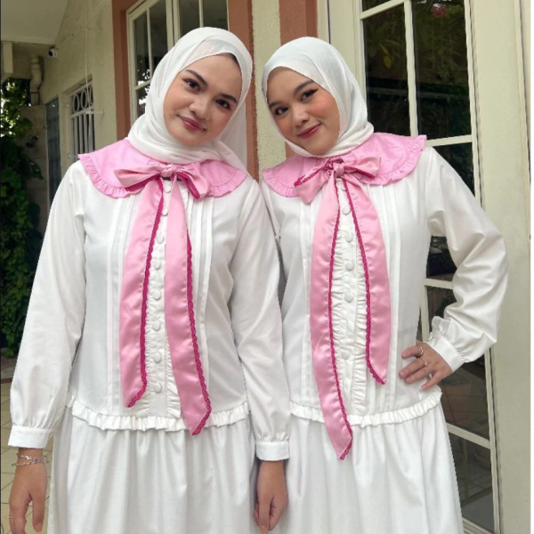 KAMAR MERONA X NADIA RISTIVANI - Fake Collar & Satin Belt - Image 2