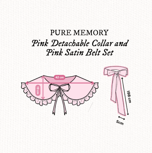 KAMAR MERONA X NADIA RISTIVANI - Fake Collar & Satin Belt - Image 4